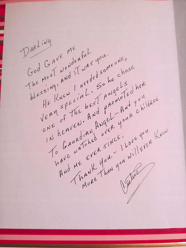 Gerald 'Cactus' Hollenback love note